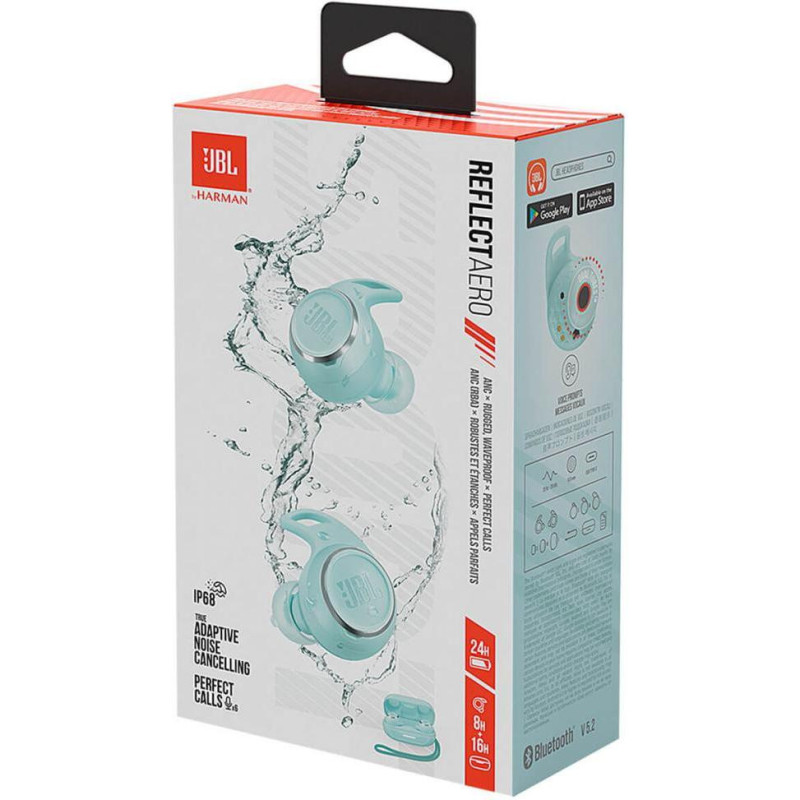 Навушники TWS JBL Reflect Aero Mint (JBLREFLECTAEROMINT)