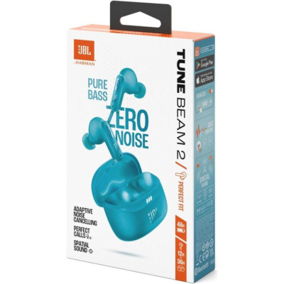 Навушники TWS JBL Tune Beam 2 Turquoise (JBLTBEAM2TQE)