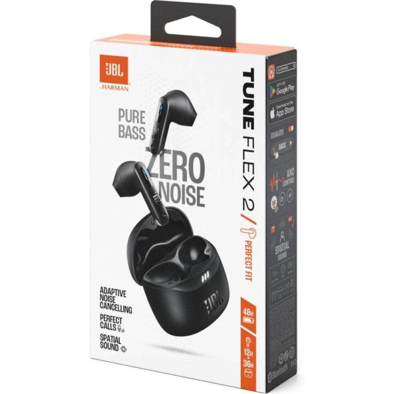 Навушники TWS JBL Tune Flex 2 Black (JBLTFLEX2BLK)