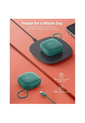 Навушники TWS Omthing Airfree Pods TWS EO005 Green