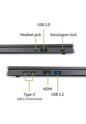 Ноутбук Acer Extensa 15 EX215-24-R3V8 Steel Gray (NX.EJ5EU.004)