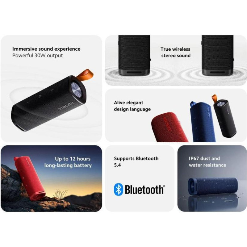 Портативна колонка Xiaomi Sound Outdoor 30W Red (QBH4263GL)