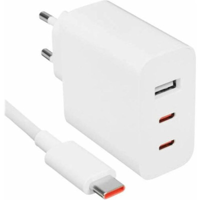 Мережевий зарядний пристрій Xiaomi 67W White+Type-C to Type-C cable (BHR7493EU)