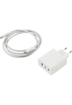 Мережевий зарядний пристрій Xiaomi 67W White+Type-C to Type-C cable (BHR7493EU)