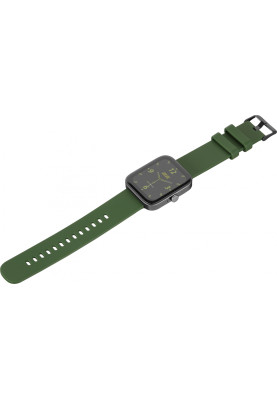 Смарт-годинник 2E Alpha SQ Music Edition 46mm Black-Green (2E-CWW40BKGN)
