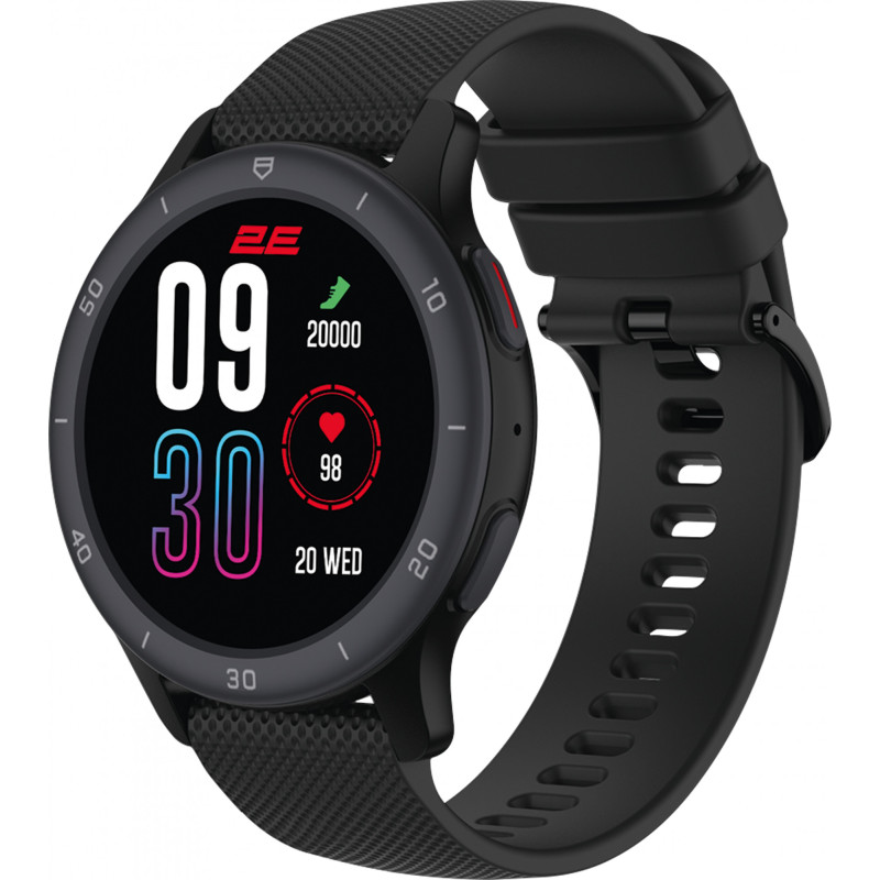 Смарт-годинник 2E Motion GT2 47mm Black (2E-CWW21BK)