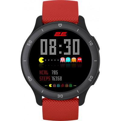 Смарт-годинник 2E Motion GT2 47mm Black-Red (2E-CWW21BKRD)