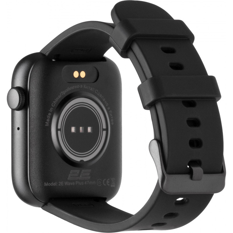 Смарт-годинник 2E Wave Plus 47 mm Black (2E-CWW12BK)