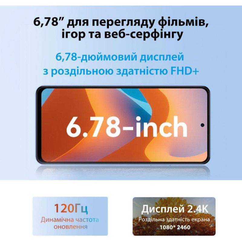 Смартфон Blackview Oscal Tiger 12 12/256GB Grey