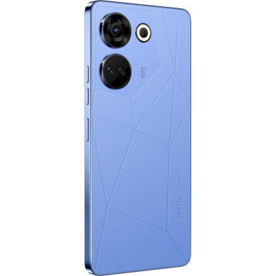 Смартфон Tecno Camon 20 Pro (CK7n) 8/256GB Serenity Blue (4895180799815)