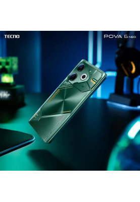 Смартфон Tecno Pova 6 Neo LI6 8/128GB Comet Green (4894947021039)