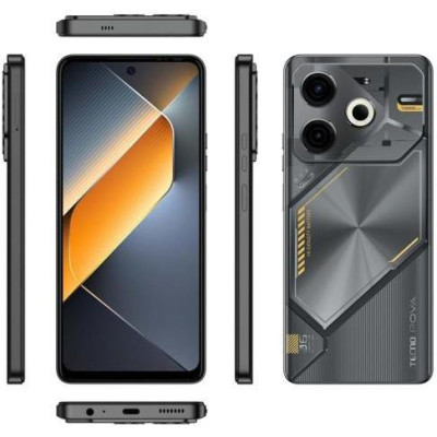 Смартфон Tecno POVA 6 Neo LI6 8/128GB Speed Black (4894947021015)