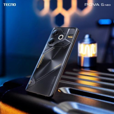 Смартфон Tecno POVA 6 Neo LI6 8/128GB Speed Black (4894947021015)