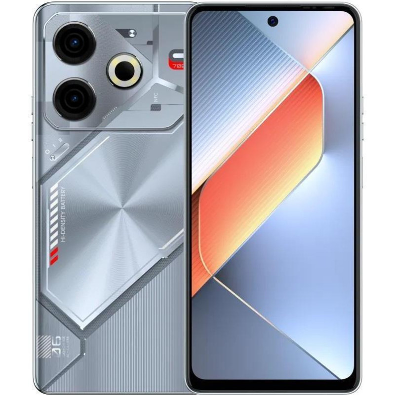 Смартфон Tecno POVA 6 Neo LI6 8/128GB Starry Silver (4894947023620)