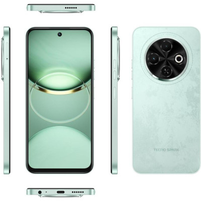 Смартфон Tecno Spark 30C KL5n 4/128GB Magic Skin Green (4894947051807)
