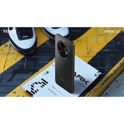 Смартфон Tecno Spark 30C KL5n 4/128GB Orbit Black (4894947051746)