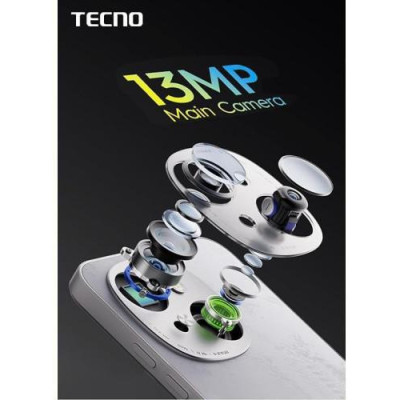 Смартфон Tecno Spark Go 1 KL4 3/64GB Glittey White (4894947036446)
