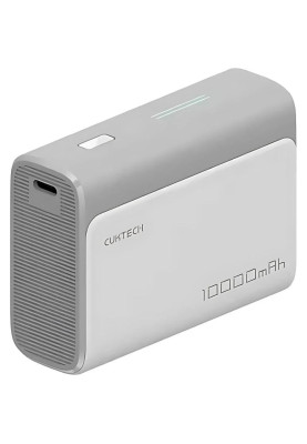 Зовнішній акумулятор (павербанк) CUKTECH PB100 10000mAh 30W Grey