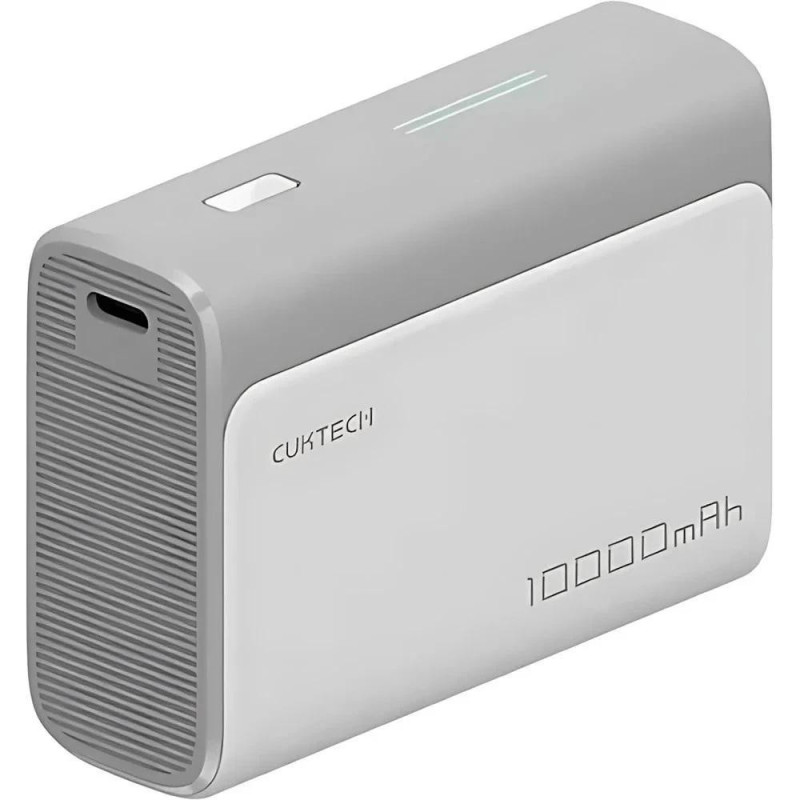 Зовнішній акумулятор (павербанк) CUKTECH PB100 10000mAh 30W Grey