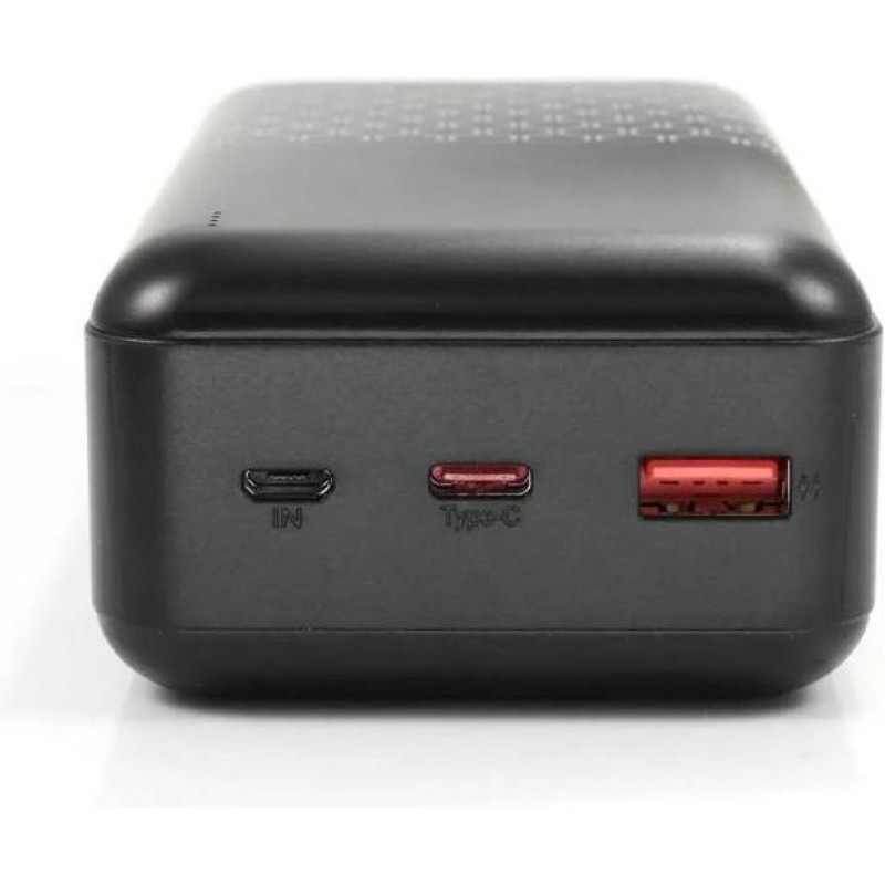 Зовнішній акумулятор (павербанк) KING POWER KP-33 30000mAh 20W Black