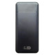Зовнішній акумулятор (павербанк) KING POWER KP35 15W 30000mAh Black
