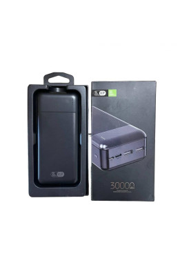 Зовнішній акумулятор (павербанк) KING POWER KP35 15W 30000mAh Black