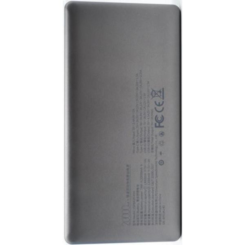 Зовнішній акумулятор (павербанк) Movespeed K20 20000mAh 45W Black