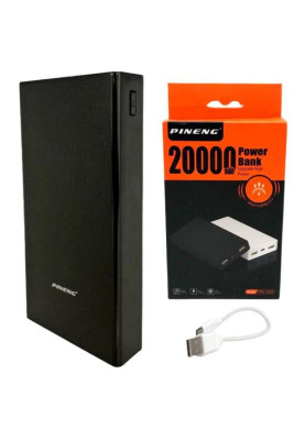 Зовнішній акумулятор (павербанк) PINENG PN-555 20000mAh 10.5W Black
