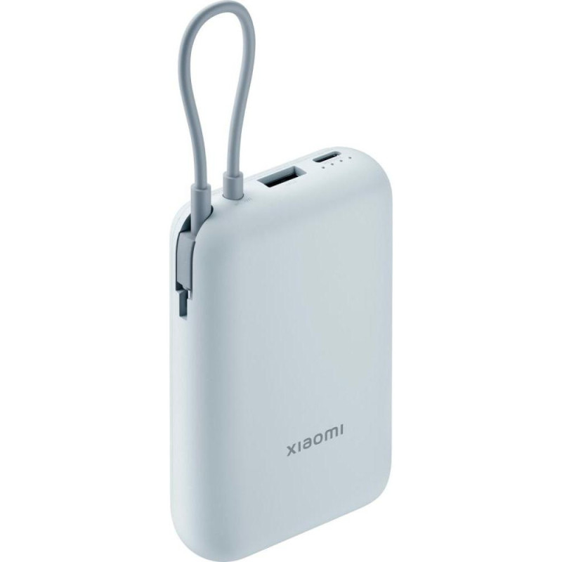 Зовнішній акумулятор (павербанк) Xiaomi 10000mAh 22.5W Integrated Cable Blue BHR9073GL