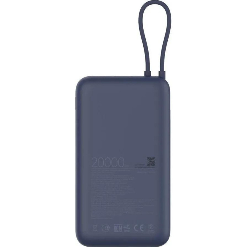 Зовнішній акумулятор (павербанк) Xiaomi 20000mAh 33W Blue (BHR8975GL)