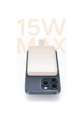 Зовнішній акумулятор (павербанк) Xiaomi 6000mAh 15W Magnetic White (BHR9074GL)