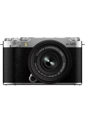 Бездзеркальний фотоапарат Fujifilm X-M5 kit XC 15-45mm f/3,5-5,6 OIS PZ Silver