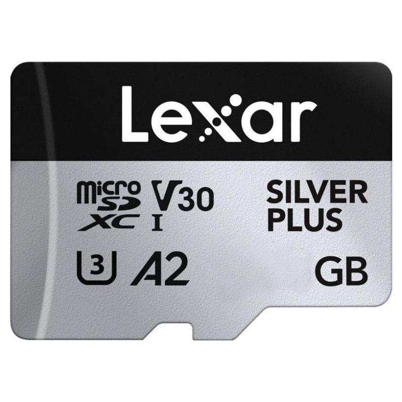 Карта пам'яті Lexar 512GB Professional SILVER PLUS UHS-I mocroSDXC + SD adapter (LMSSIPL512G-BNANG)