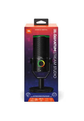 Мікрофон для ПК/ для стрімінгу, подкастів JBL Quantum Stream Studio (JBLSTRMSTUDIOBLK)