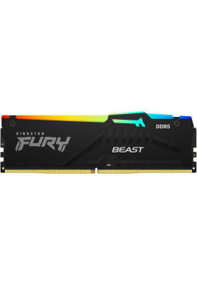 Пам'ять для настільних комп'ютерів Kingston FURY 32 GB (2x16 GB) DDR5 5600 MHz FURY Beast RGB (KF556C36BBEAK2-32)