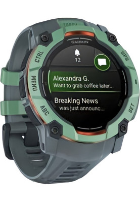 Смарт-годинник Garmin Instinct 3 50mm AMOLED Neo Tropic with Twilight Band (010-03020-01)