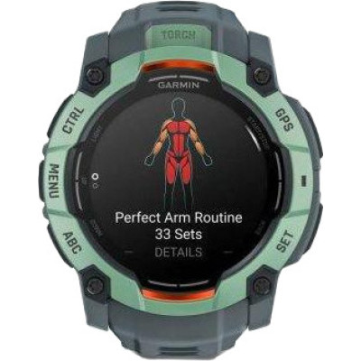 Смарт-годинник Garmin Instinct 3 50mm AMOLED Neo Tropic with Twilight Band (010-03020-01)