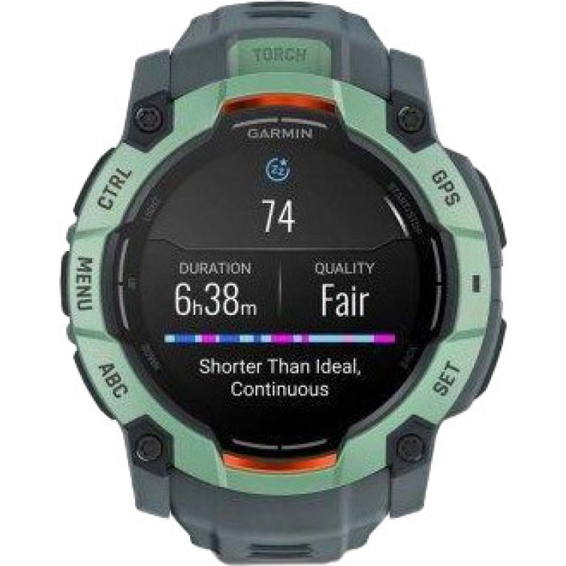 Смарт-годинник Garmin Instinct 3 50mm AMOLED Neo Tropic with Twilight Band (010-03020-01)