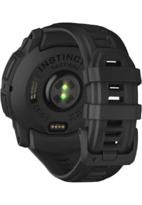 Смарт-годинник Garmin Instinct 3 50mm AMOLED Tactical Edition Black with Black Band (010-03020-50)