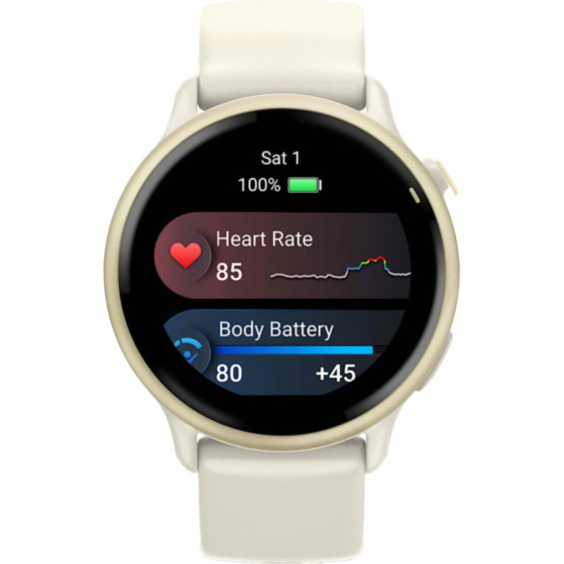 Смарт-годинник Garmin Vivoactive 6 Lunar Gold with Bone Band (010-02985-01)