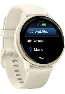 Смарт-годинник Garmin Vivoactive 6 Lunar Gold with Bone Band (010-02985-01)