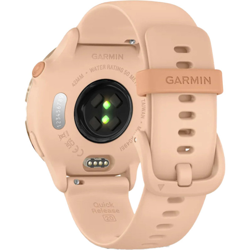 Смарт-годинник Garmin Vivoactive 6 Metallic Pink Dawn with Pink Dawn Band (010-02985-03)