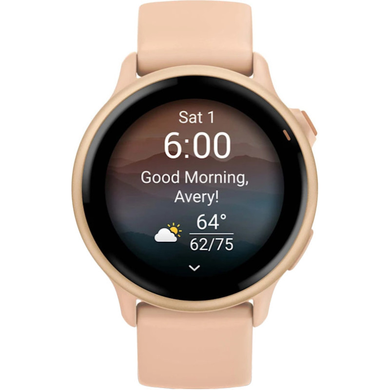 Смарт-годинник Garmin Vivoactive 6 Metallic Pink Dawn with Pink Dawn Band (010-02985-03)