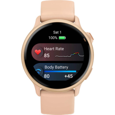 Смарт-годинник Garmin Vivoactive 6 Metallic Pink Dawn with Pink Dawn Band (010-02985-03)