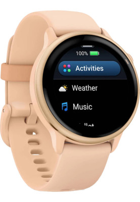 Смарт-годинник Garmin Vivoactive 6 Metallic Pink Dawn with Pink Dawn Band (010-02985-03)
