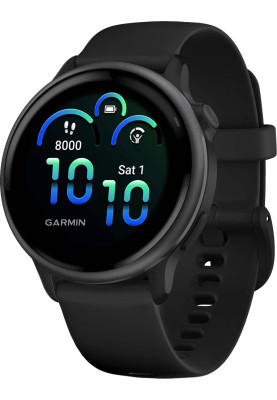 Смарт-годинник Garmin Vivoactive 6 Slate with Black Band (010-02985-00)