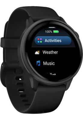 Смарт-годинник Garmin Vivoactive 6 Slate with Black Band (010-02985-00)