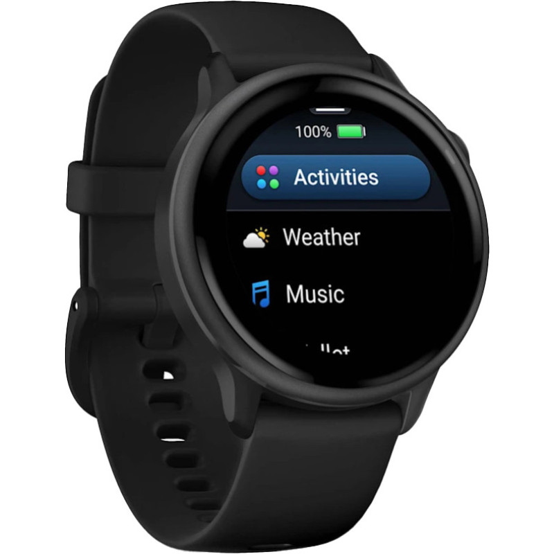 Смарт-годинник Garmin Vivoactive 6 Slate with Black Band (010-02985-00)