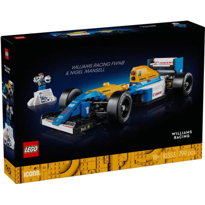 Блоковий конструктор LEGO Icons Williams Racing FW14B і Найджел Менсел (10353)