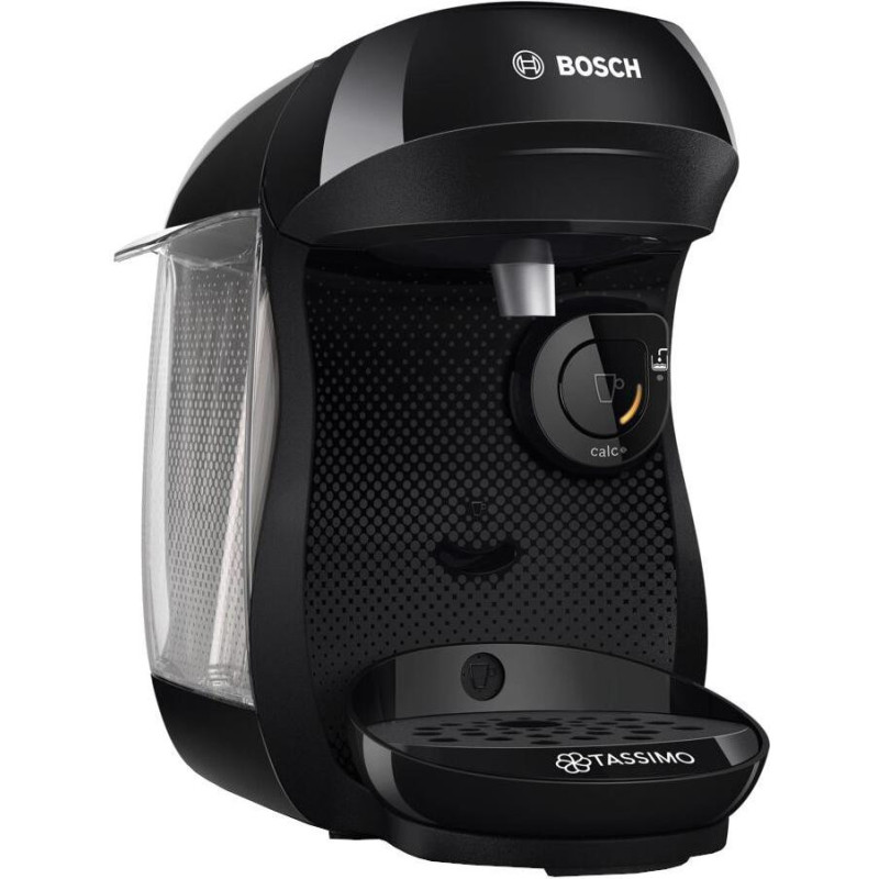 Капсульна кавоварка еспресо Bosch Tassimo Happy friendly black TAS102E